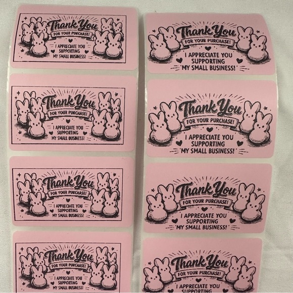 Easter Seller Packaging Bundle – 8 Polymailers, Thank You Cards & Stickers - Picture 3 of 4